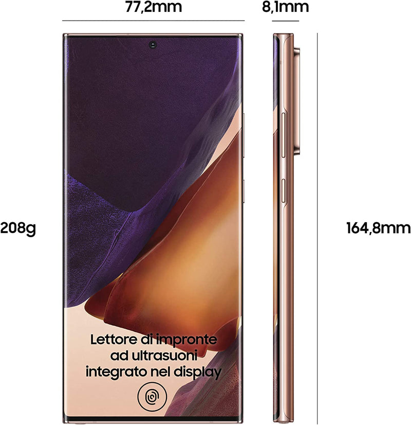 Samsung Galaxy Note 20 Ultra N986B 5G Dual Sim 256GB - Bronze EU