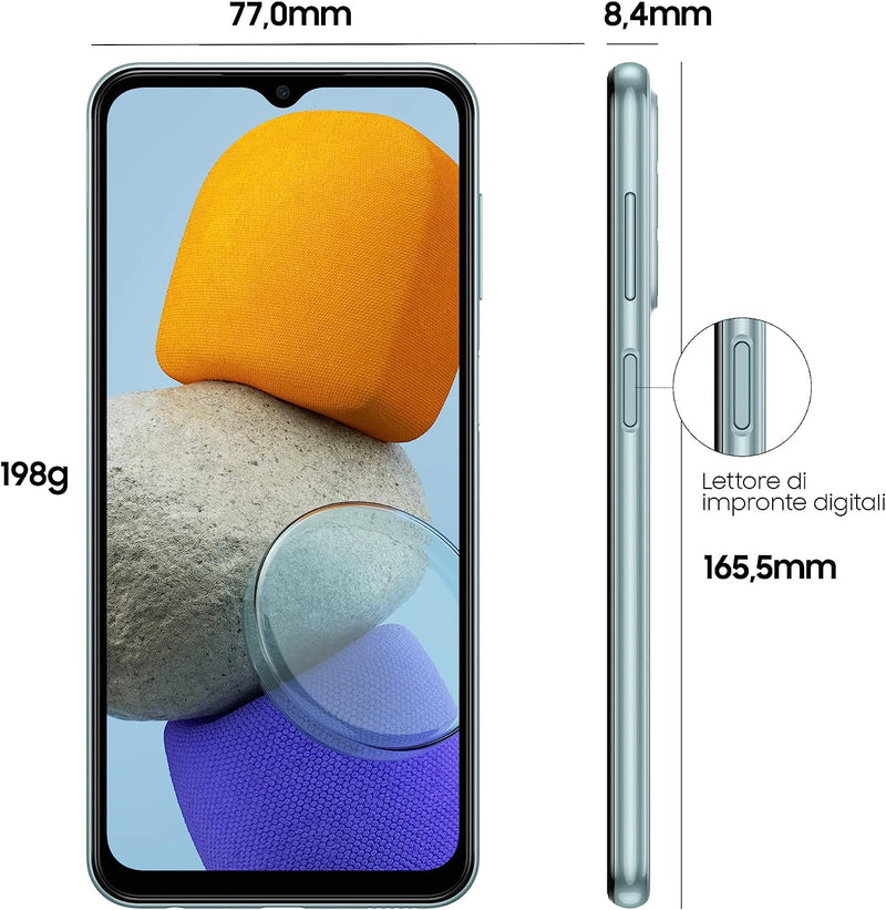 Samsung Galaxy M23 M236 5G Dual Sim 4GB RAM 128GB - Light Blue EU